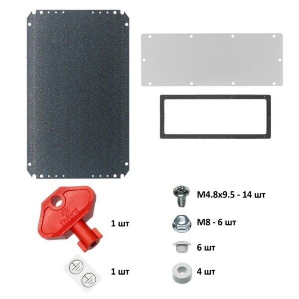 Шафа металева настінна MAS0604026R5 (600х400х260) з монтажною платою, IP66