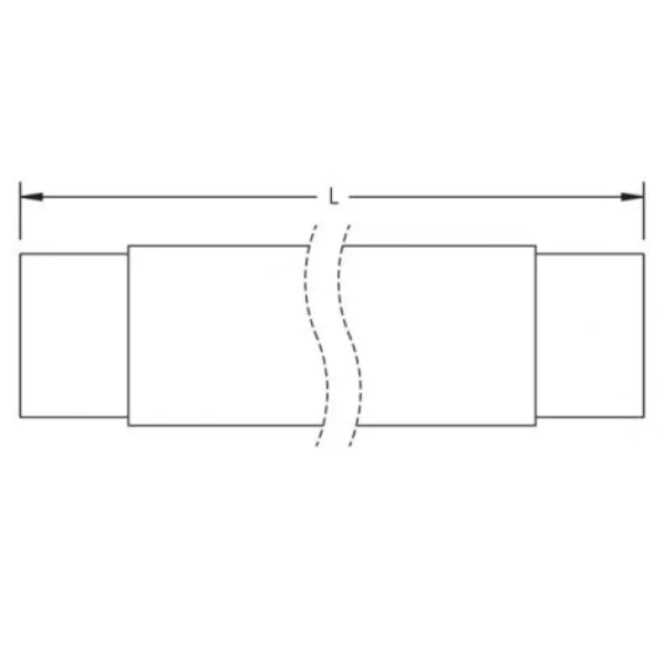 Шина мідна гнучка в ізоляції Vector VS WAVE 24×5х1 L2m 495A