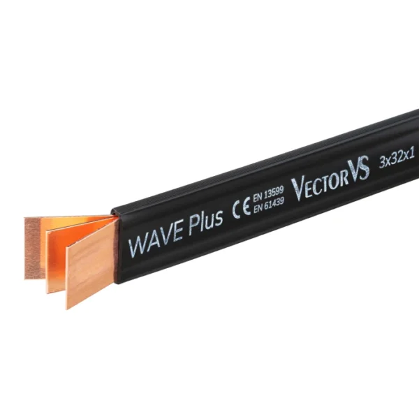 Гнучка мідна шина в ізоляції Vector VS WAVE PLUS 9x100x1, 1904A, L2000mm