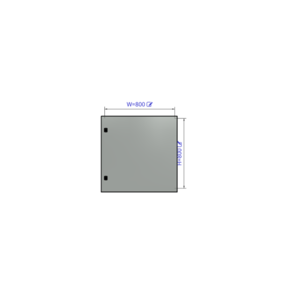 Шафа металева настінна ASR1208030 (1200х800х300) нержавіюча сталь, IP66