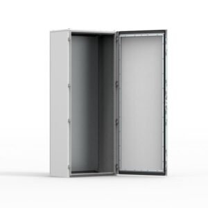 Шафа металева підлогова MKS16104R5 (1600х1000х400) 1-дверна модульна з монтажною платою, IP55