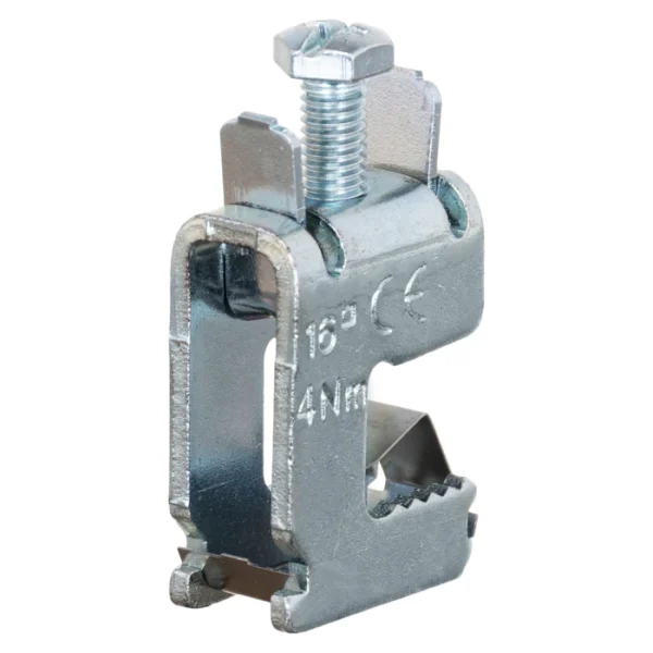 Фіксуючий зажим Klemsan 25-50, під шину 5mm