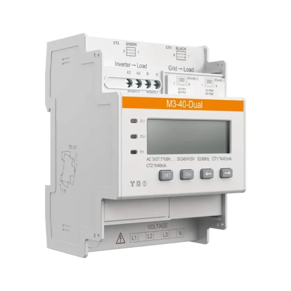 Інтелектуальний трифазний лічильник Solax Power Power Meter М3-40-Dual