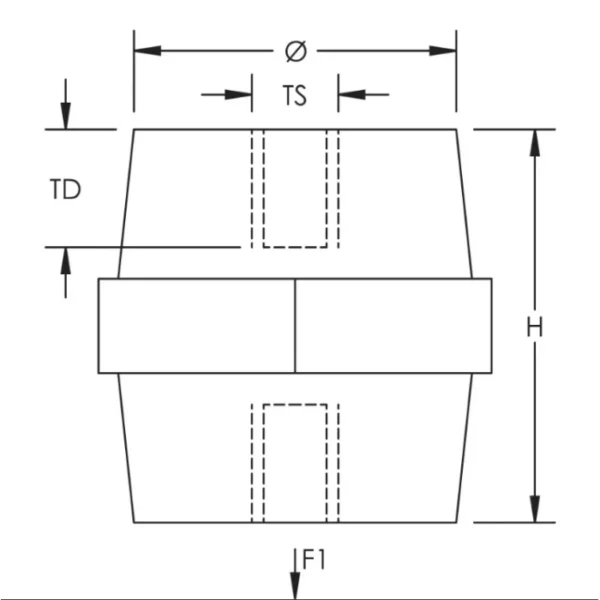 Ізолятор nVent Eriflex ISO TP 70M10