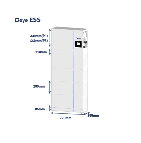 Однофазна система зберігання енергії все в одному AI-W5.1-8P1-EU ESS Deye