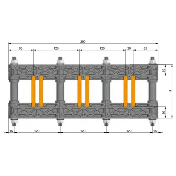 Шинотримач Аl-Cu System на 2000A
