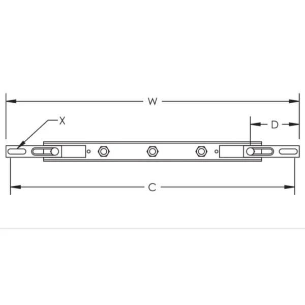 Шинотримач nVent Eriflex RCBS 1/6 TN